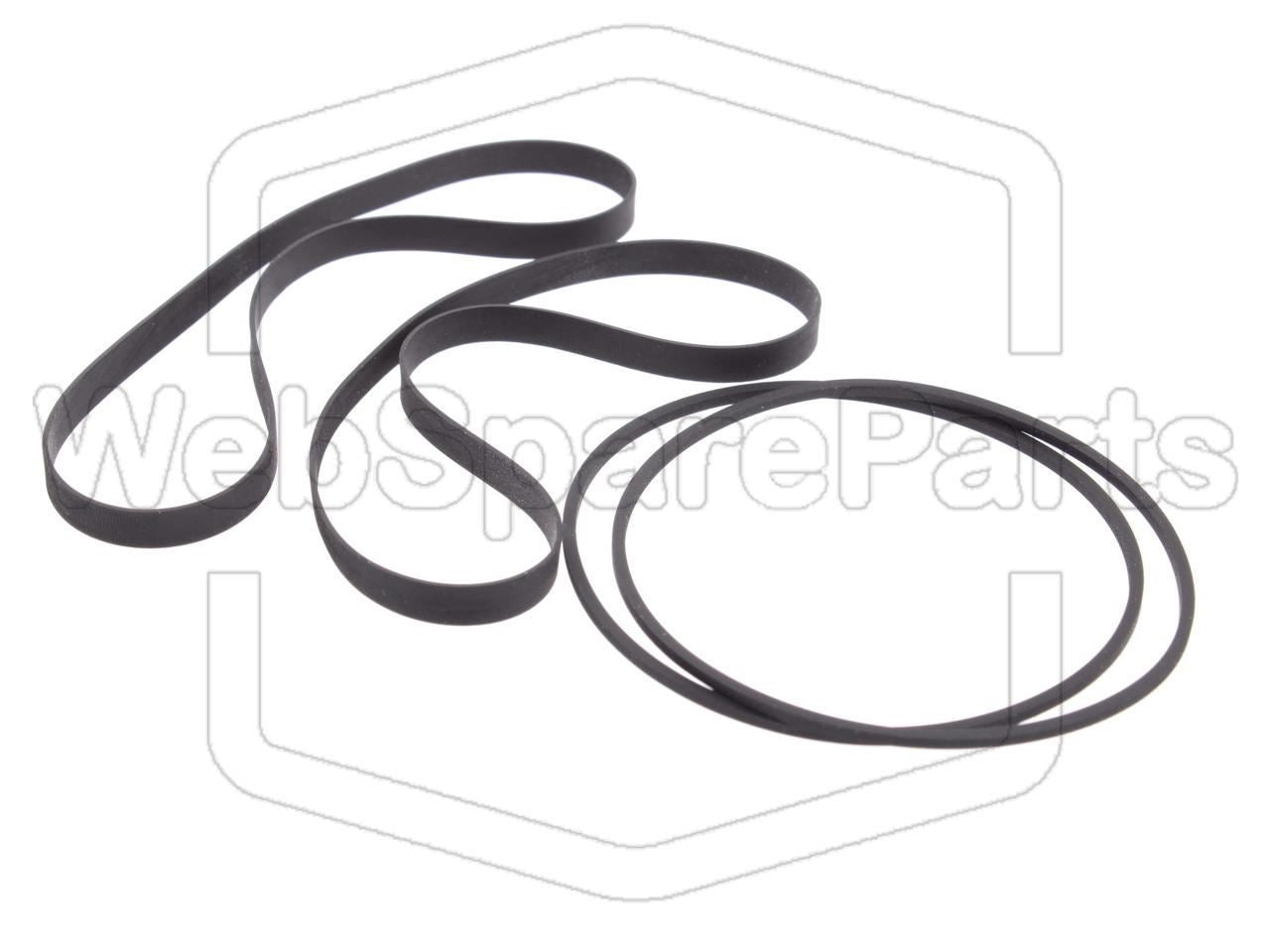 Remsats för dubbelt kassettbandspelare – Denon DRW-660