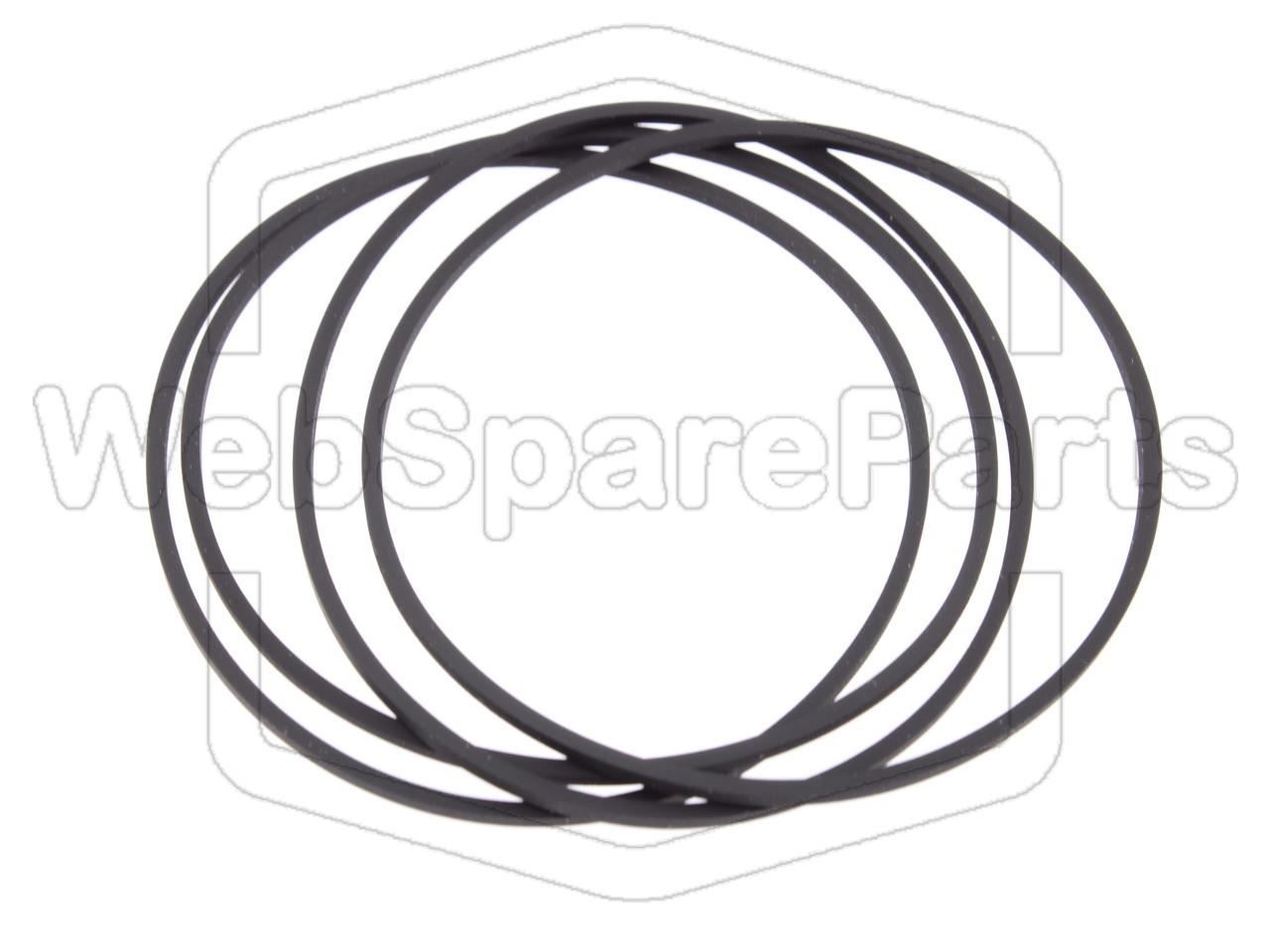 Remsats för dubbelt kassettbandspelare – Kenwood KX-W4050