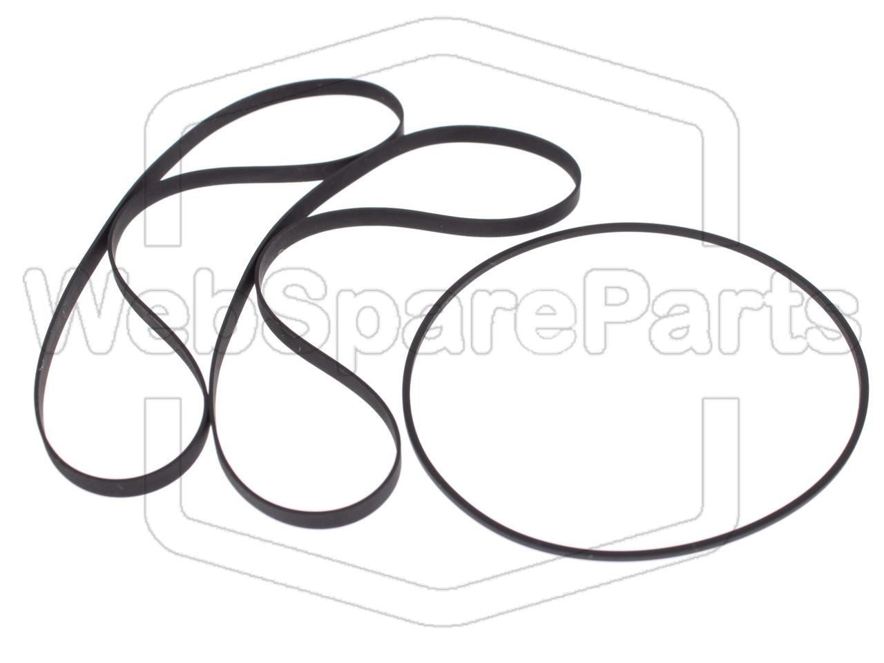 Remsats för dubbelt kassettbandspelare – Kenwood KX-97CW