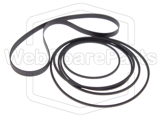 Remsats för dubbelt kassettbandspelare – Kenwood X-3WX (MIDI M-30)