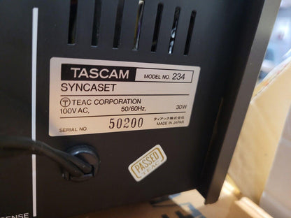 Remsats för kassettbandspelare – Teac-Tascam 234 SYNCASET