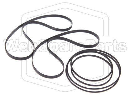 Remsats för dubbelt kassettbandspelare – Kenwood KX-W6040