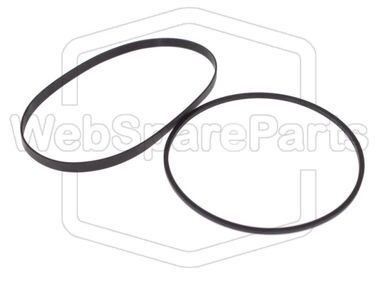 Remsats för kassettbandspelare – Panasonic RX-DS750