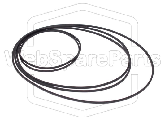 Remsats för dubbelt kassettbandspelare – Aiwa CX-DP55