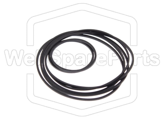 Remsats för dubbelt kassettbandspelare – Kenwood KX-58CW