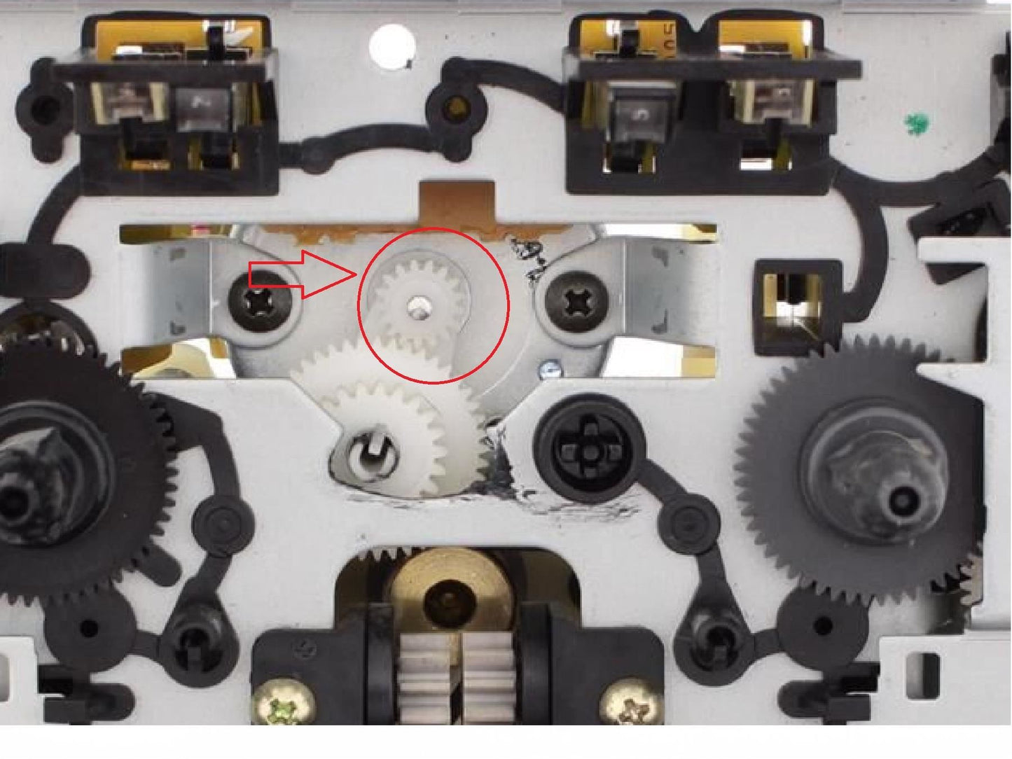 Drivkugghjul för spolning (framåt/bakåt) kassettbandspelare –  Sony HCD-N355