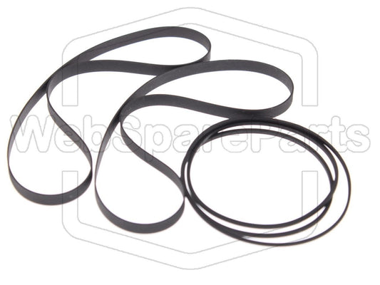 Remsats för dubbelt kassettbandspelare – Kenwood X-7WS