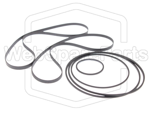 Remsats för dubbelt kassettbandspelare – Aiwa FX-W60