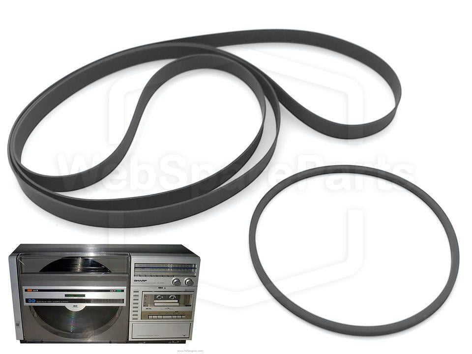 Remsats för skivspelare  –  Sharp VZ-3000