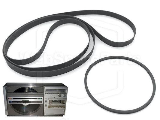 Remsats för skivspelare  –  Sharp VZ-3000